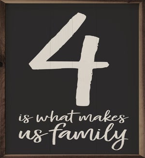 Personalized Number Makes Us A Family Black